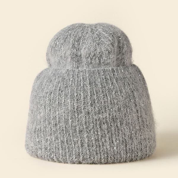 

Plain Warm Beanie, Grey