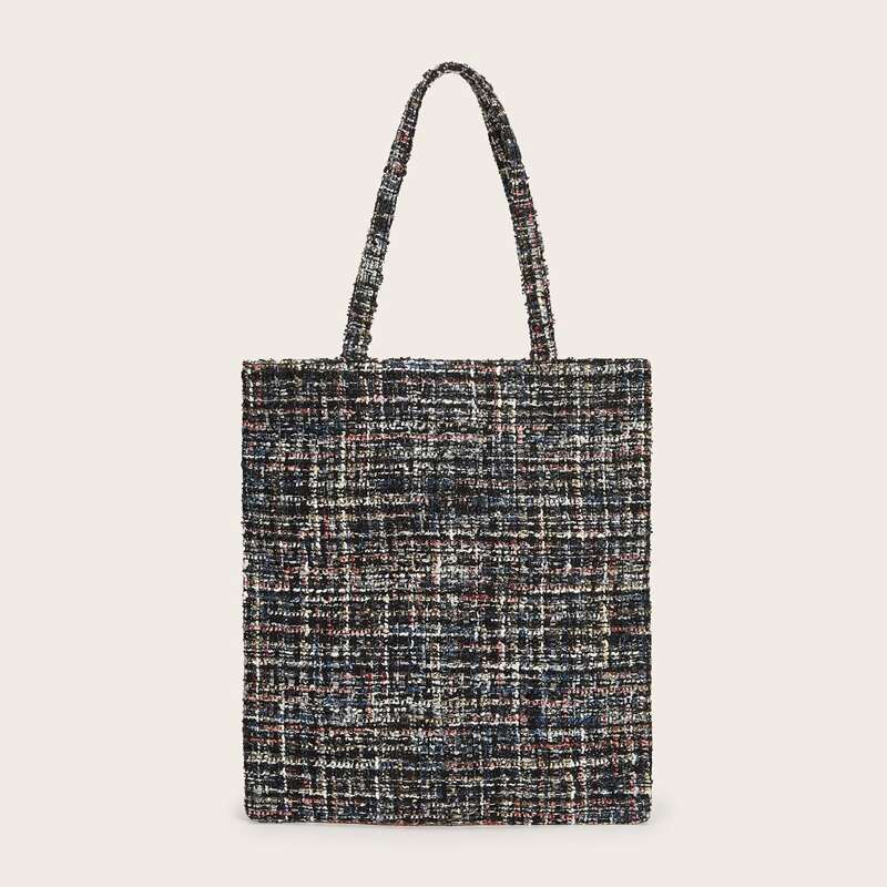 Large Capacity Tote Bag, Multicolor