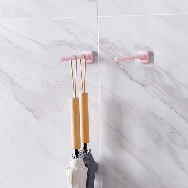 

1pc Wall Mount Hanger Holder, Pink