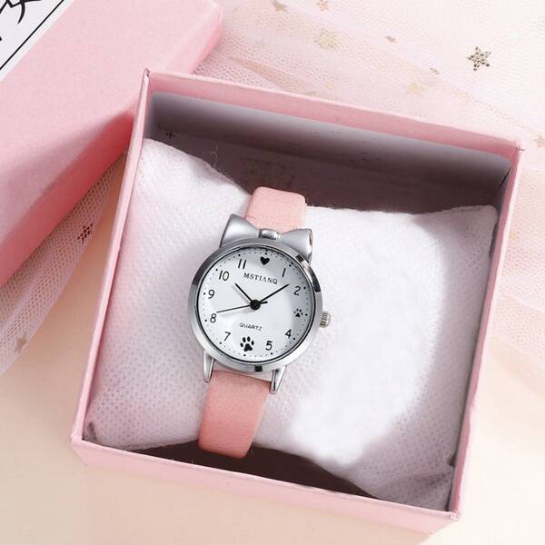 

Kids Cute Round Pointer Quartz Watch