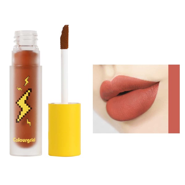 

Матовый стойкий блеск для губ, Ржаво-коричневый