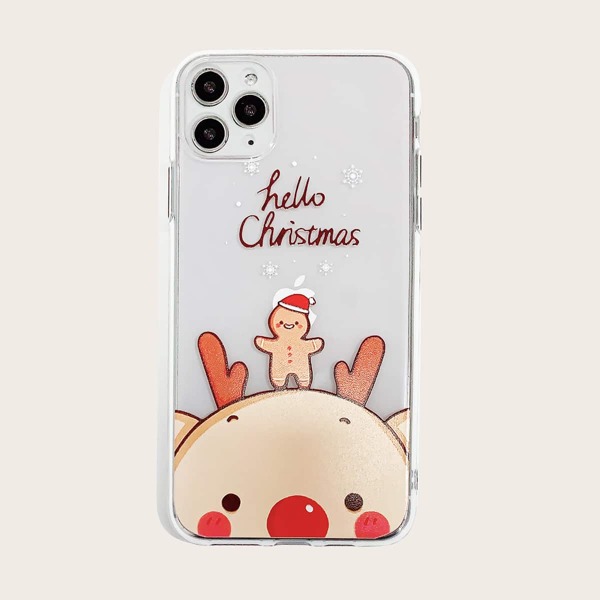 

Christmas Print iPhone Case, Khaki