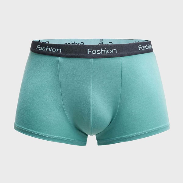 

Men 4 Pack Letter Tape Boxer Brief, Multicolor