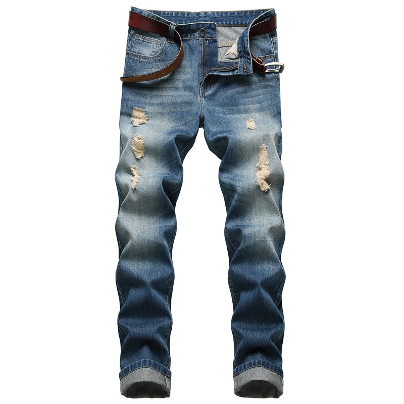 

Guys Distressed Skinny Jeans, Medium wash