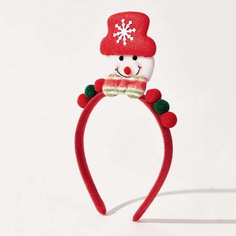 

Christmas Snowman Hair Hoop, Red