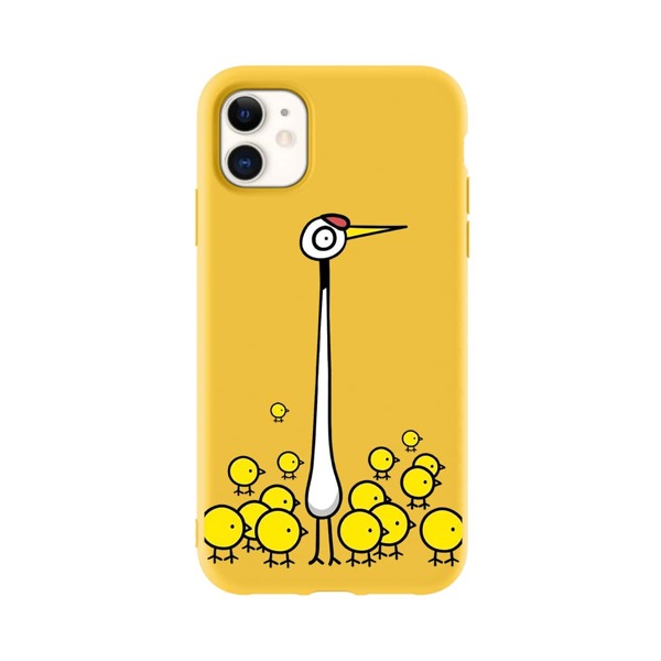 

Cartoon Graphic iPhone Case, Yellow