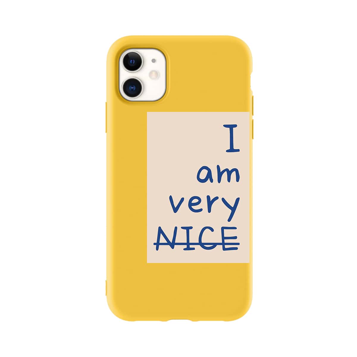 

Letter Graphic iPhone Case, Yellow