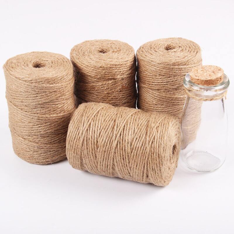 

1pc 100M DIY Hemp Rope, Khaki