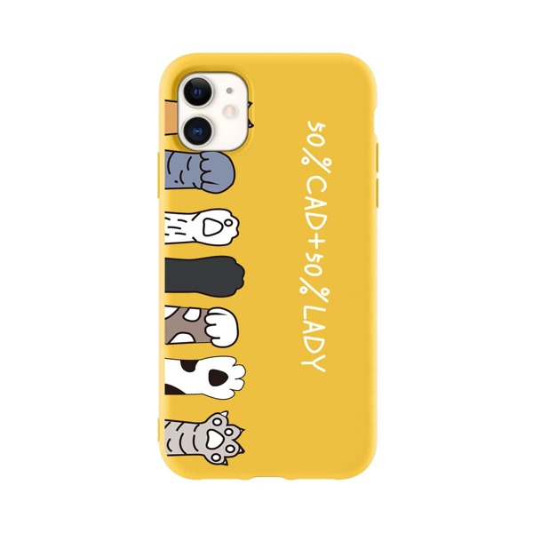 

Cartoon Graphic iPhone Case, Yellow