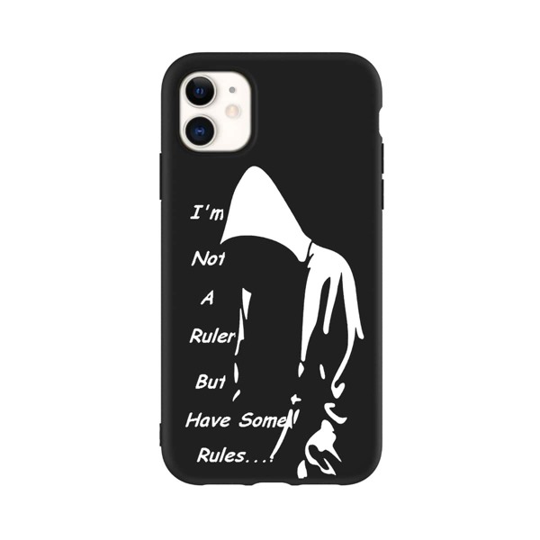 

Figure Graphic iPhone Case, Black