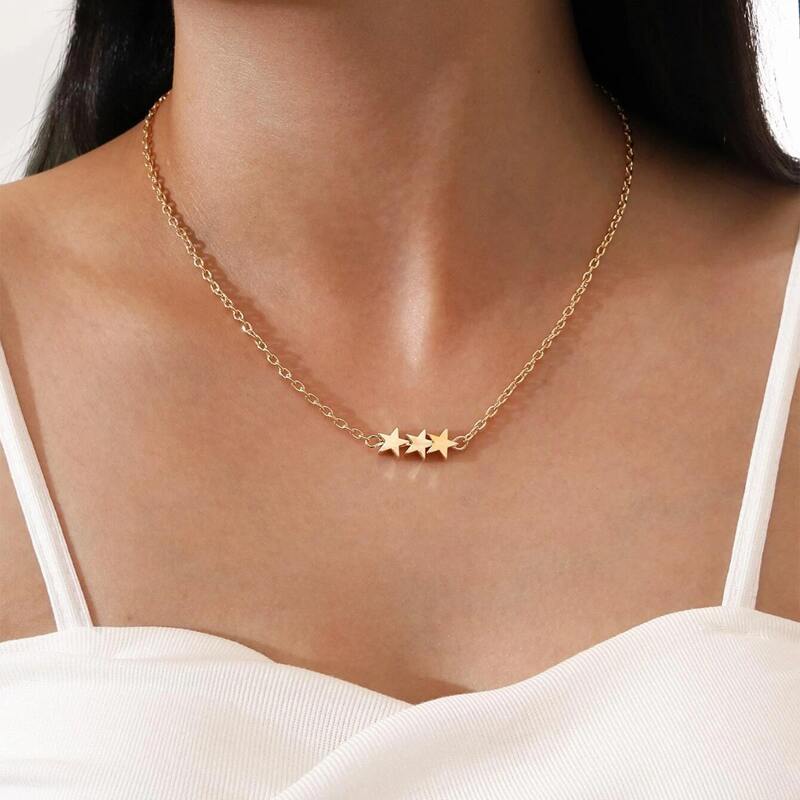 

Star Pendant Necklace, Gold