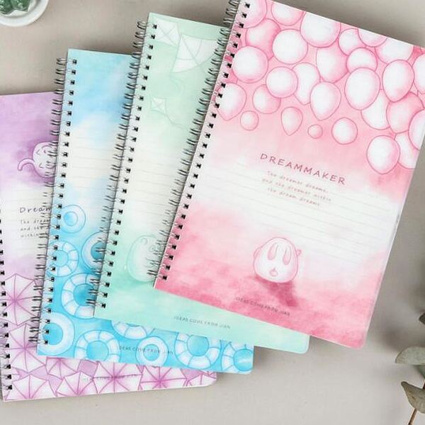 

1pc Cartoon Graphic Random Notebook, Multicolor