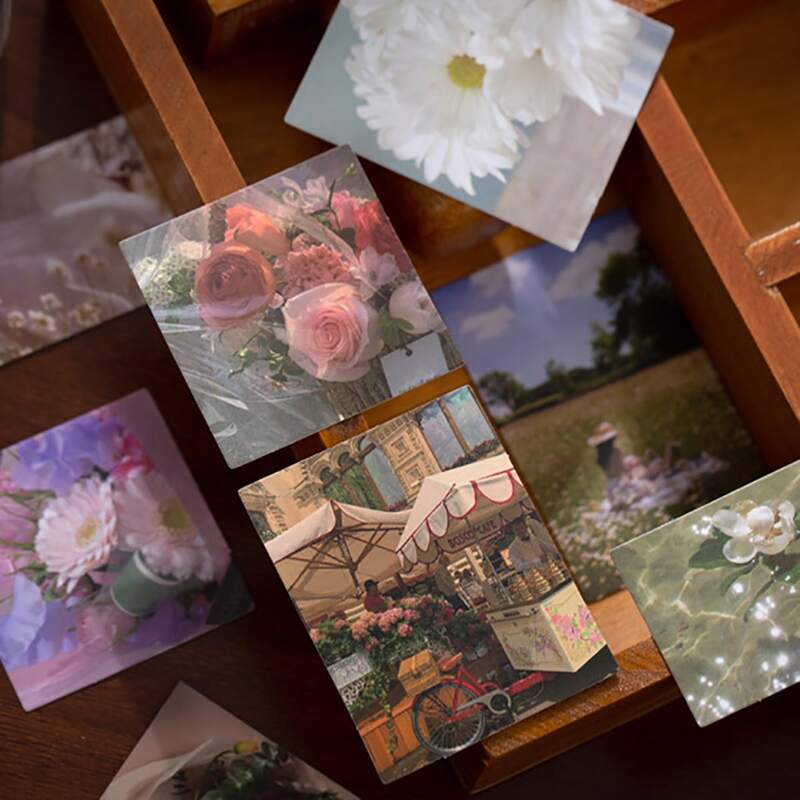 

60pcs Floral Pattern Sticker, Multicolor