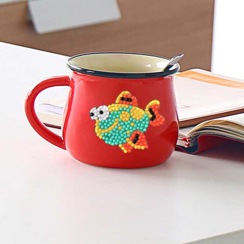 

Cartoon Animal DIY Drill Painting Sticker Set, Multicolor
