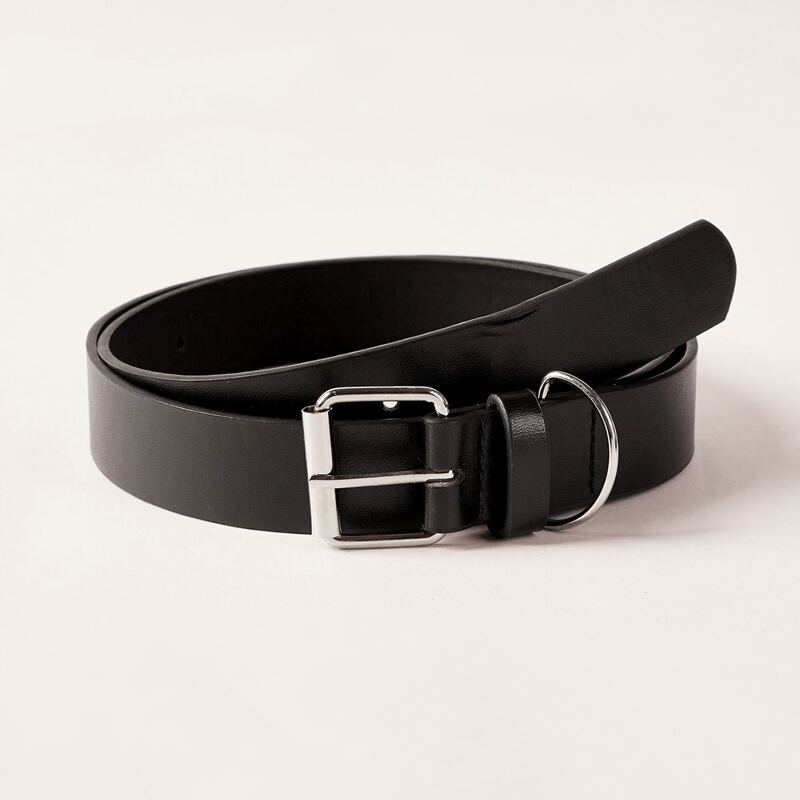 

Square Buckle Belt, Black