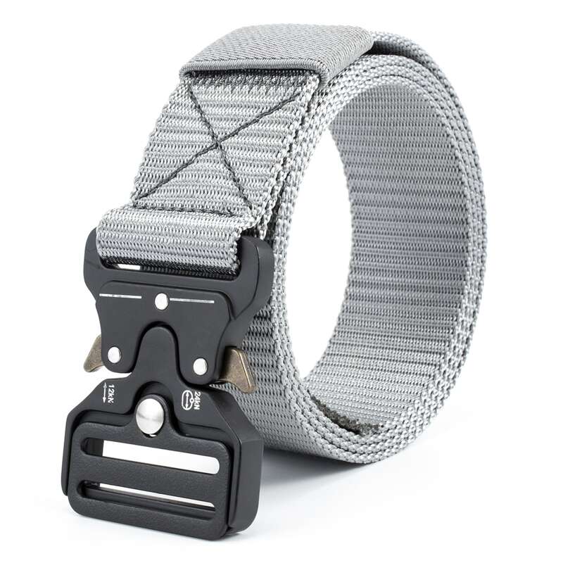 

Guys Minimalist Tape Belt, Grey