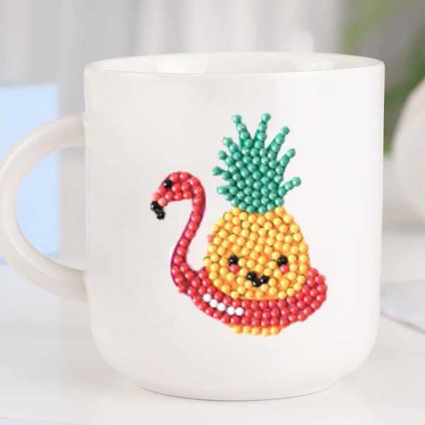 

Cartoon Pineapple DIY Drill Painting Sticker Set, Multicolor