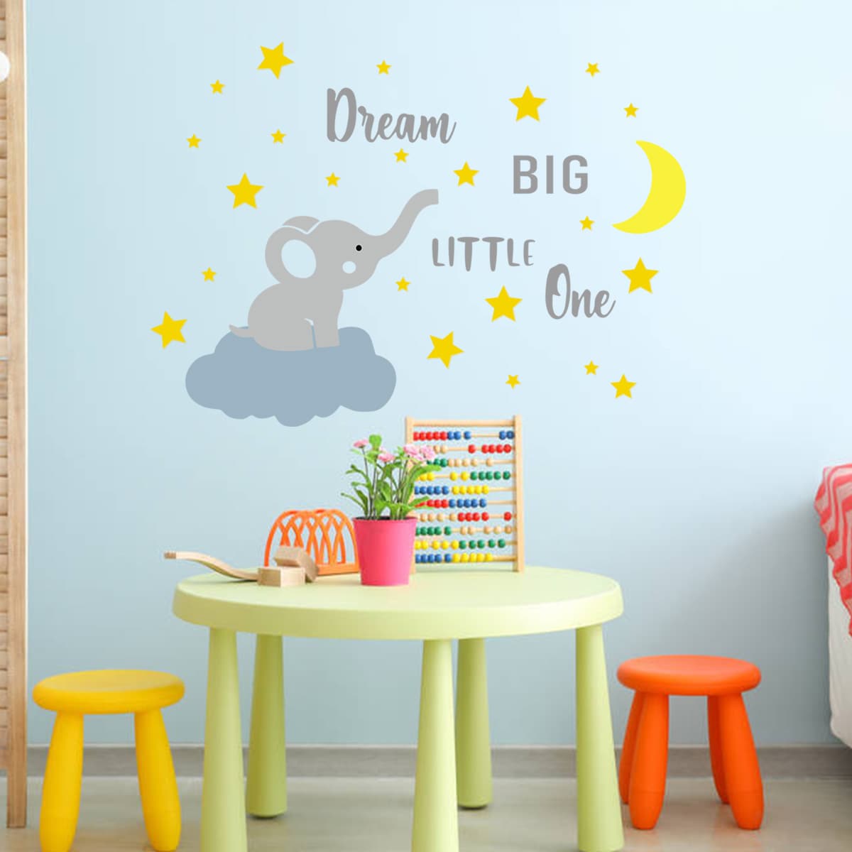 

Kids Cartoon Graphic Wall Sticker, Multicolor