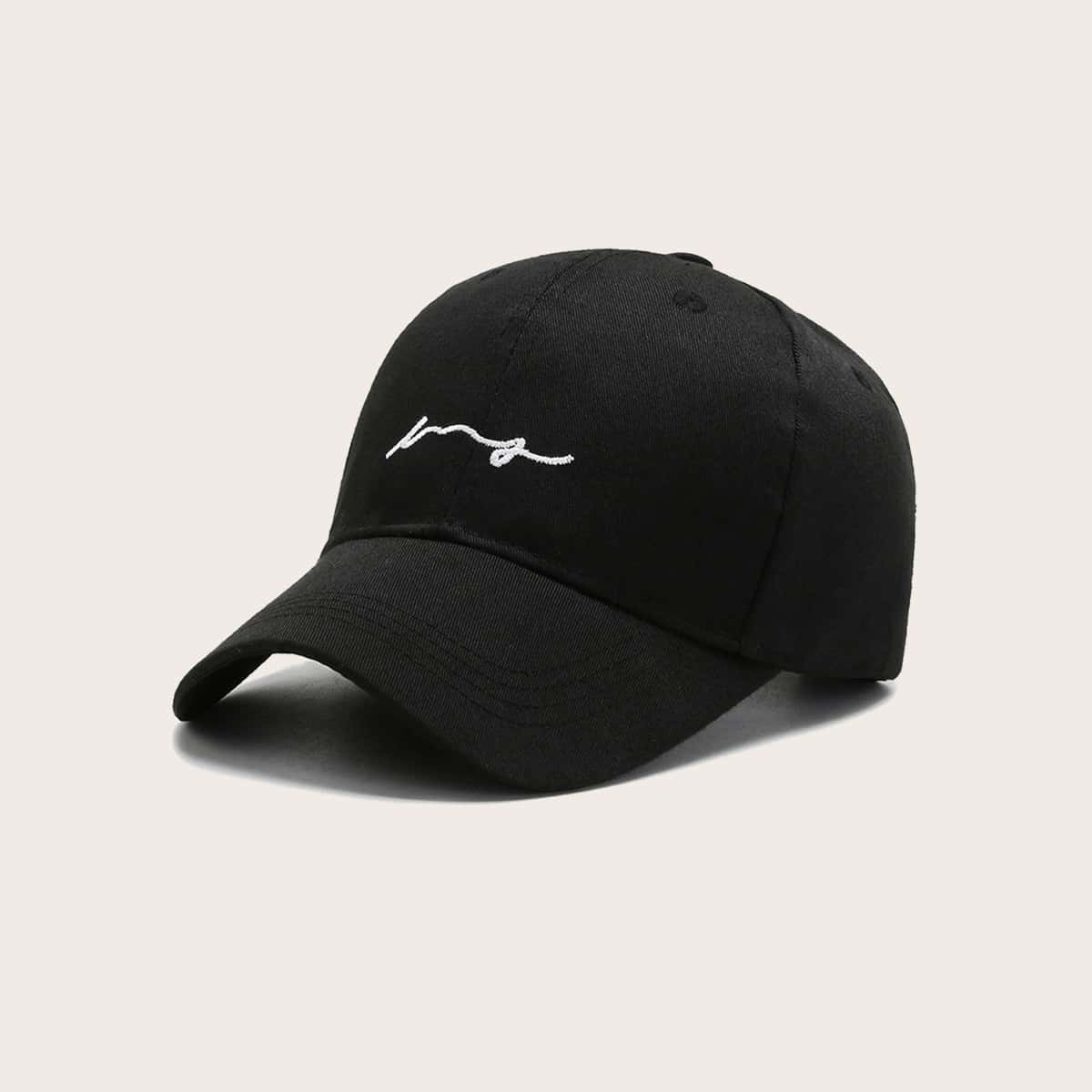 

Embroidery Baseball Cap, Black