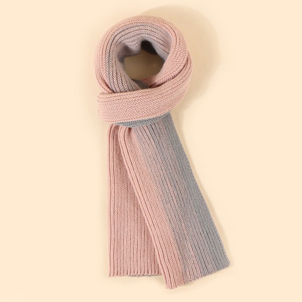 

Color Block Scarf, Pink
