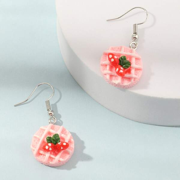 

Toddler Girls Cake Drop Earrings, Multicolor