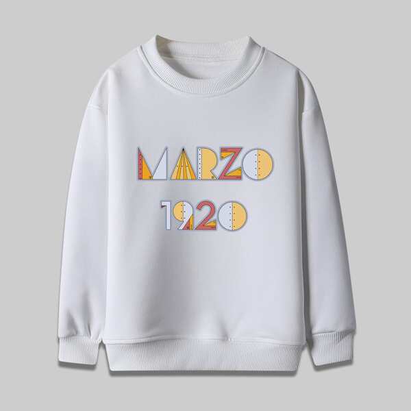 

Boys Letter Graphic Sweatshirt, White
