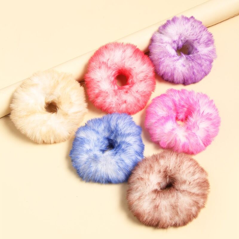 

5pcs Scrunchie, Multicolor