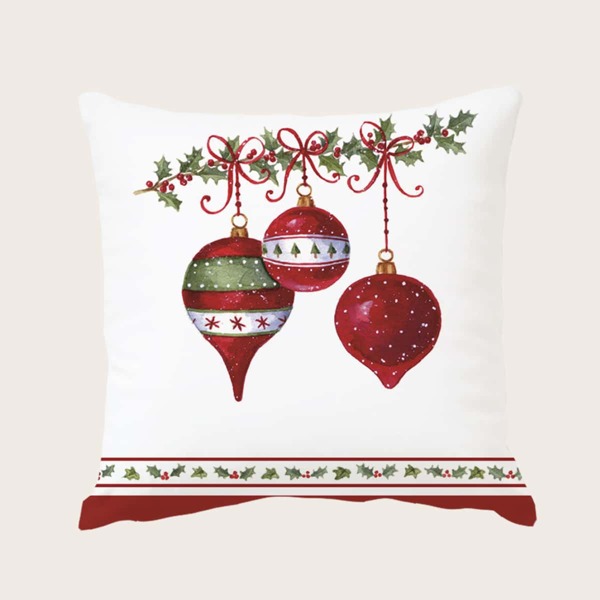 

Bell Print Cushion Cover Without Filler, Multicolor