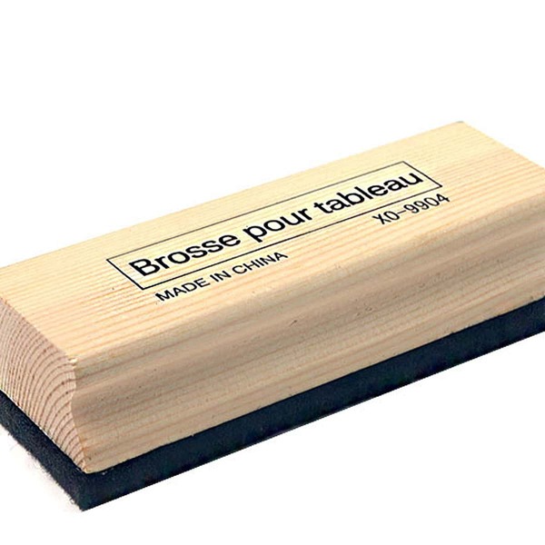

1pc Wooden Blackboard Cleaner, Multicolor