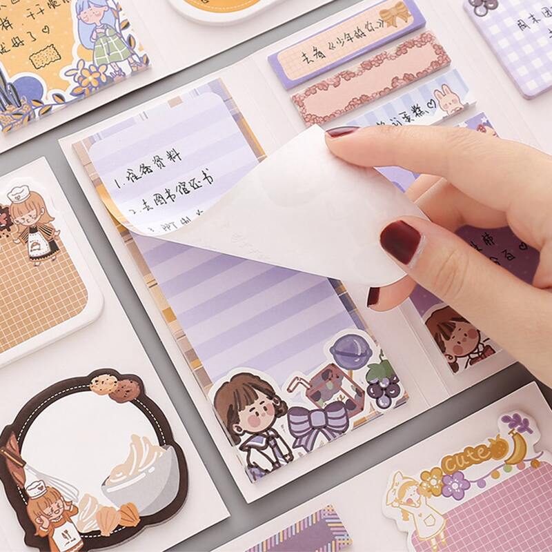 

Random 1set Cartoon Sticky Note, Multicolor