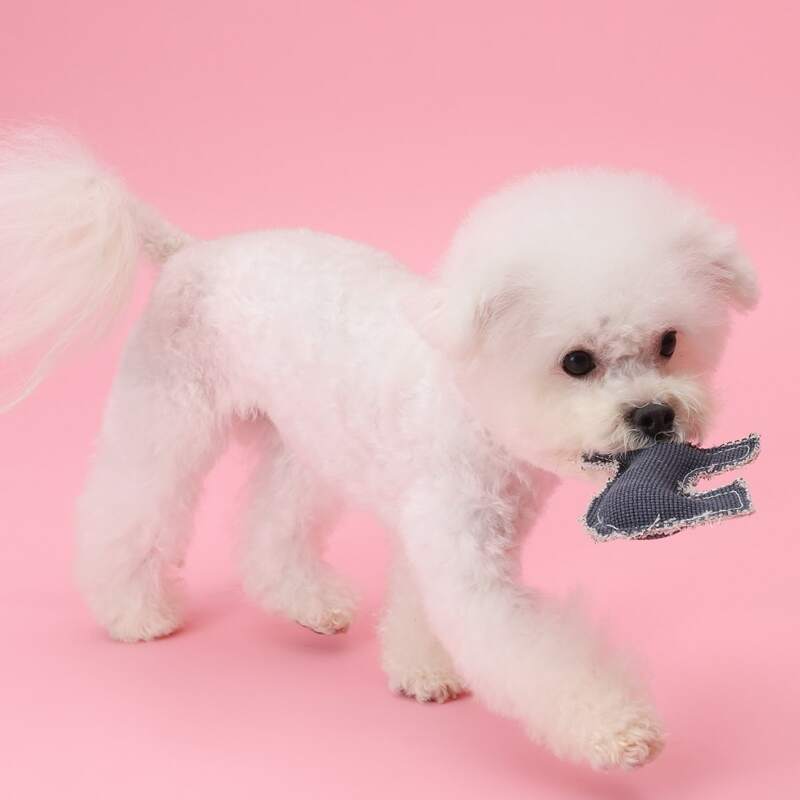 

Elephant Shaped Dog Chew Toy, Navy blue