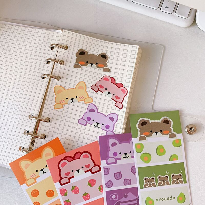 

Random 2sheets Cartoon Animal Sticker, Multicolor