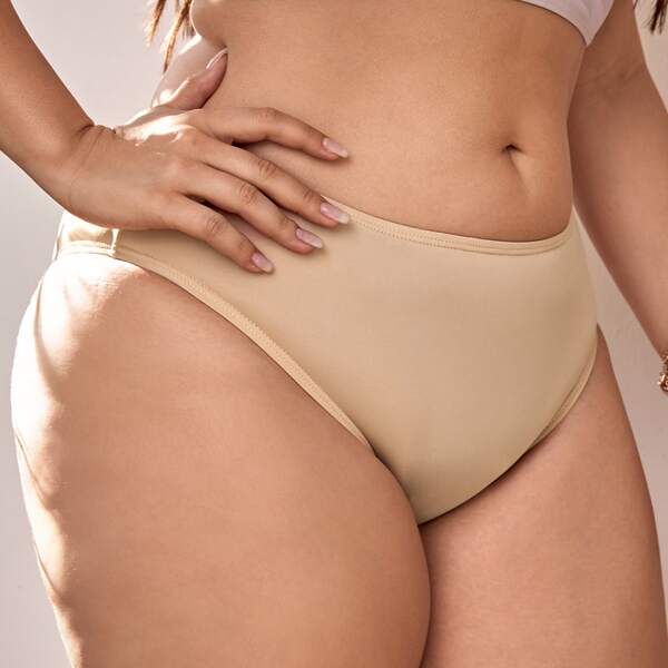 

Plus Solid Panty, Apricot