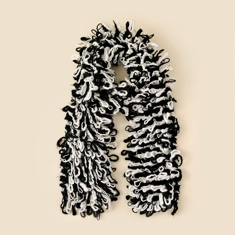 

Two Tone Scarf, Black