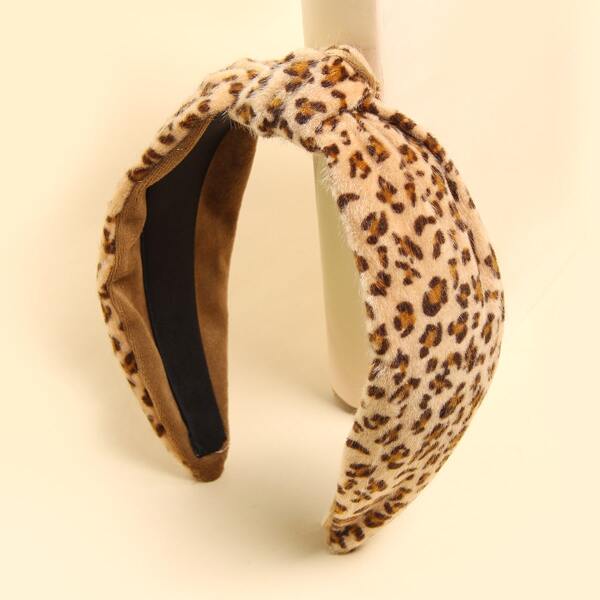 

Cross Knot Hair Hoop, Camel