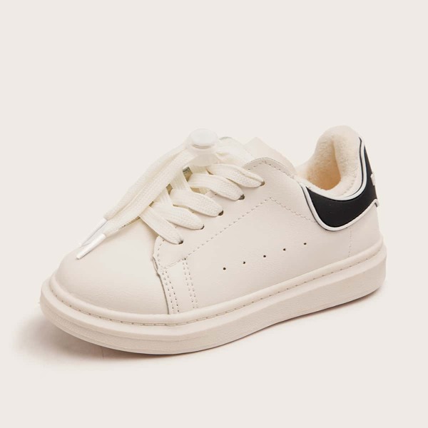

Toddler Boys Lace-up Front Skate Shoes, Beige