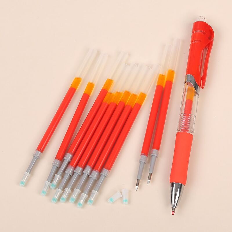 

1pc Gel Pen With 10pcs Refill, Multicolor