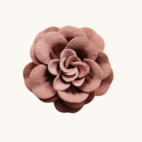 

3D Flower Decor Pop-Out Phone Grip, Brown