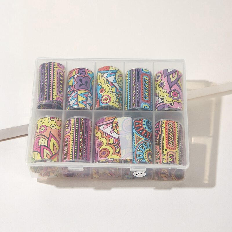 

1box Mix Pattern Nail Art Sticker, Multicolor