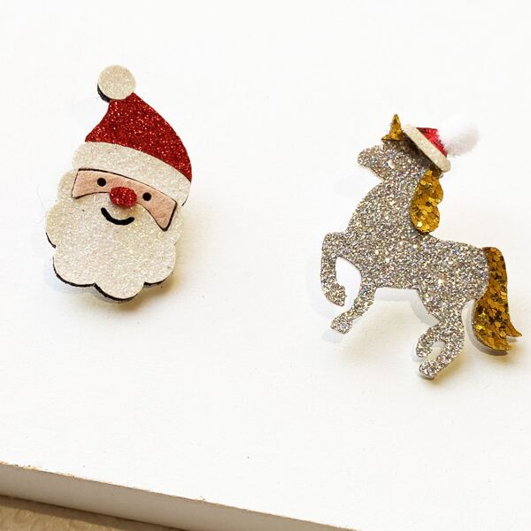 

Christmas Animal Stud Earrings, Multicolor