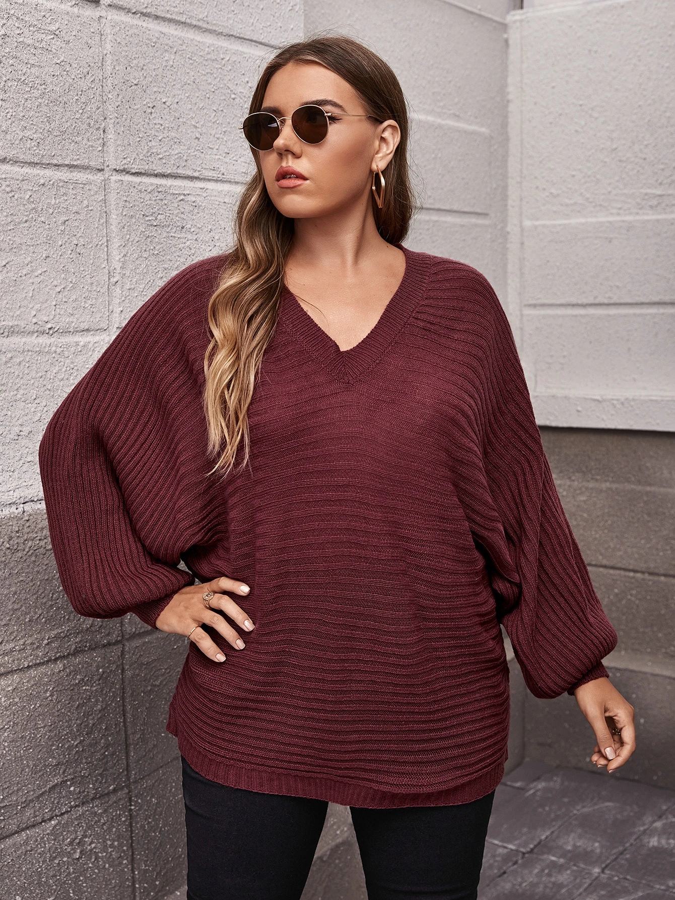 batwing sleeve sweater