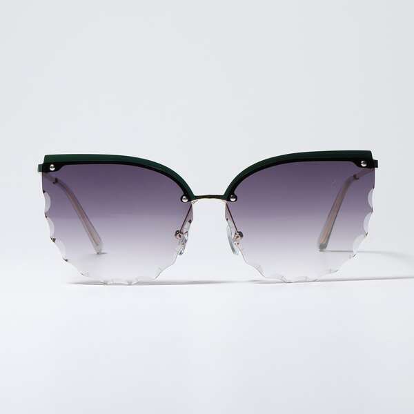 

Cat Eye Rimless Sunglasses