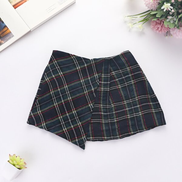 

Toddler Girls Tartan Print Wrap Skirt, Multicolor