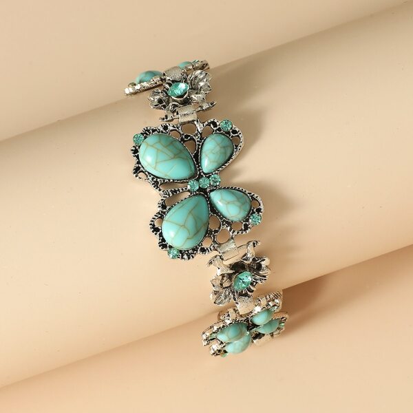 

Turquoise Decor Bracelet, Green