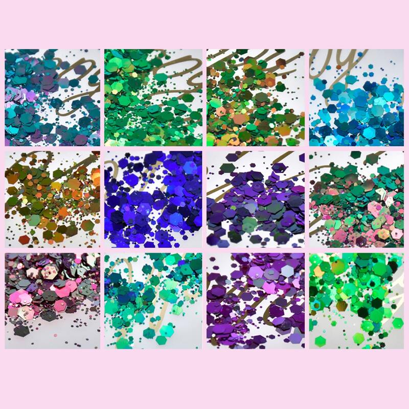 

1box Nail Art Decoration Sequin, Multicolor