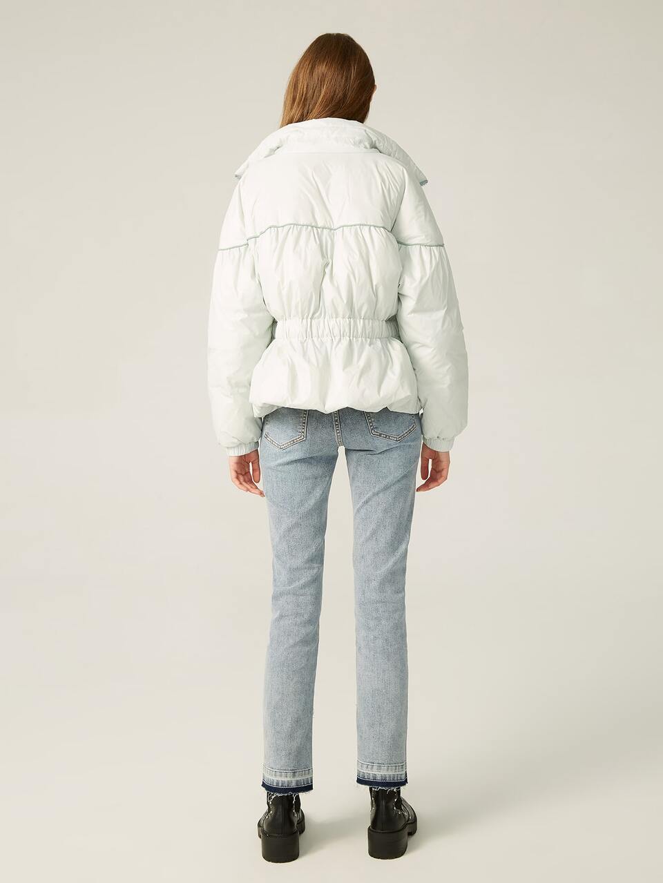 MOTF DRAWSTRING WAIST DOWN COAT