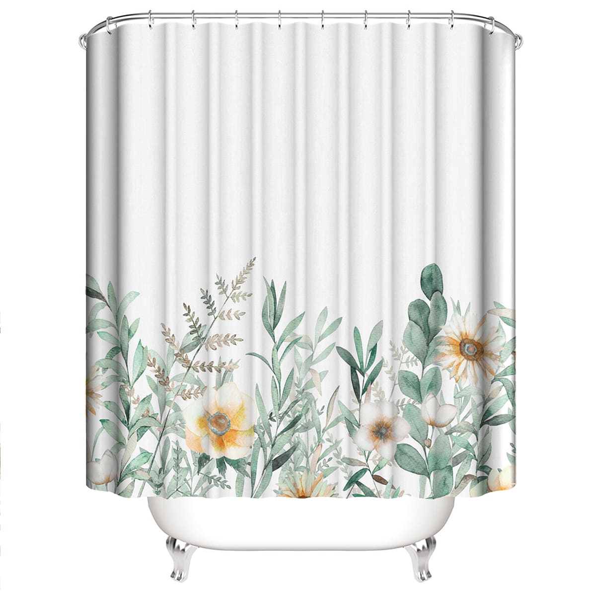 

Flower Print Shower Curtain, Multicolor