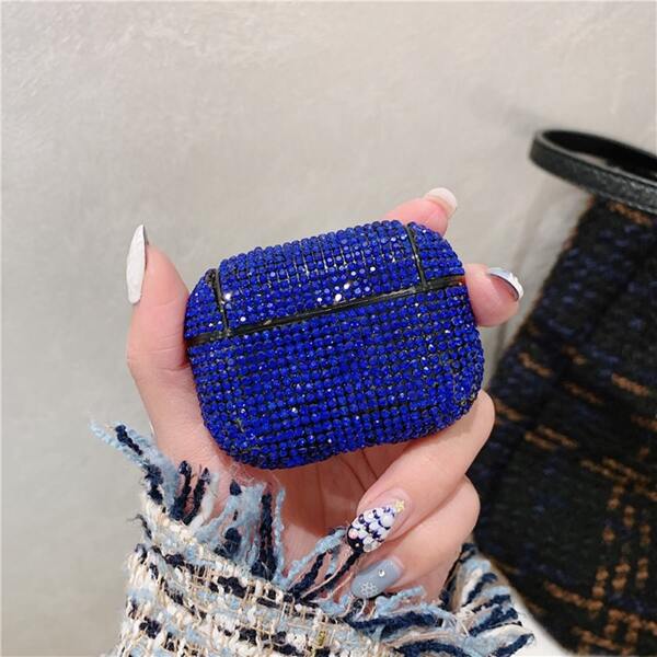 

Rhinestone Decor  Case, Royal blue