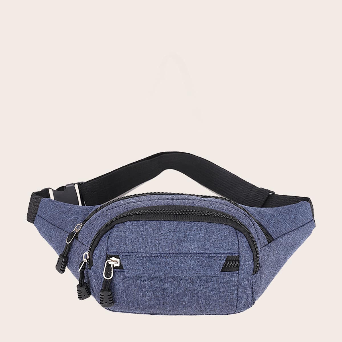 

Guys Zip Front Fanny Pack, Blue