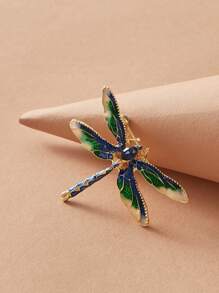 Broche con diseño de libélula